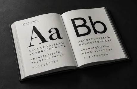 A type specimen book